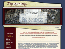 Tablet Screenshot of bigspringshoa.com